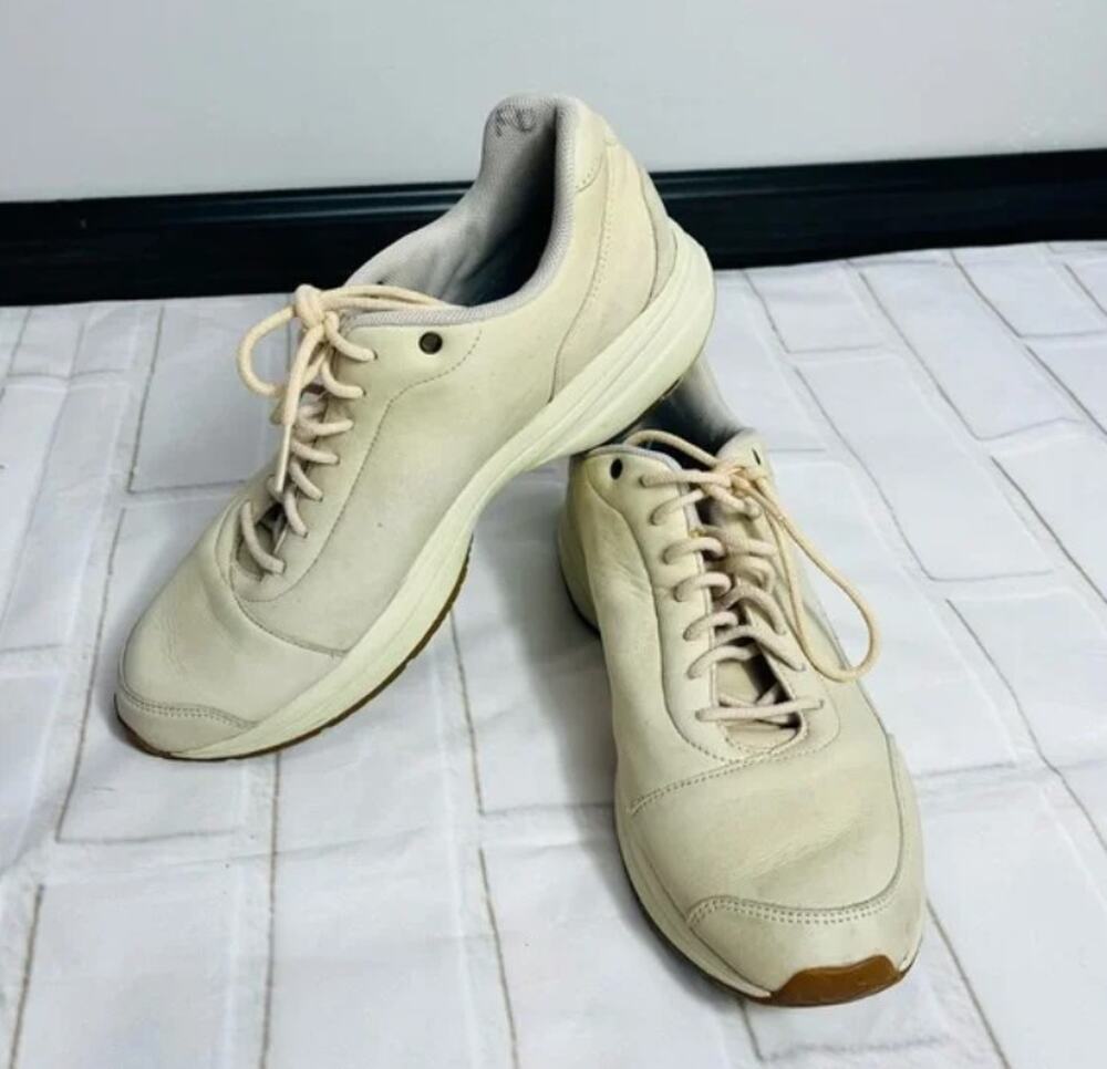 Rockport DMX cream leather sneakers size 8.5